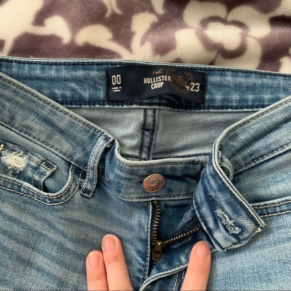 [Hollister] Blue Jean Rip